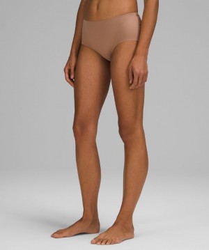 Lululemon InvisiWear Boyshort Marrom | 178509KLO