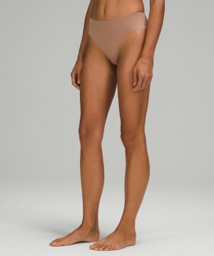 Lululemon InvisiWear Cheeky Bikini Marrom | 152948JXU