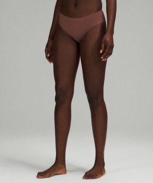 Lululemon InvisiWear Mid-Rise Bikini Underwear Smoky Topaz | 328605FJQ