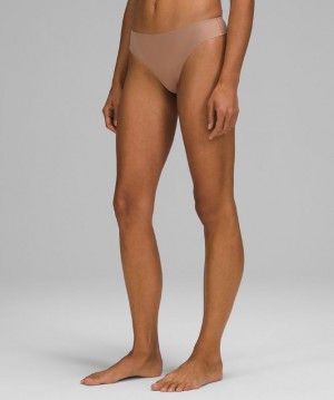 Lululemon InvisiWear Thong Marrom | 742156RLD