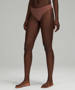 Lululemon InvisiWear Thong Smoky Topaz | 628701SGZ