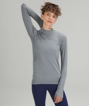 Lululemon Keep the Heat Long Sleeve Grises | 920846IWG