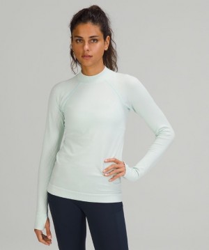 Lululemon Keep the Heat Long Sleeve Verde Menta | 260598CKR