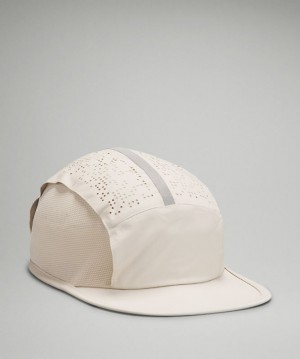 Lululemon LAB Perforated Run Hat Beige Blancos | 361924DKF