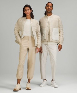 Lululemon Lab Down Filled Jacket Beige Blancos | 618523HCM