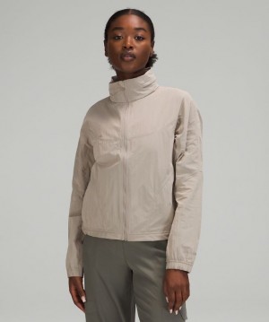 Lululemon Lightweight Hooded Jacket Riverstone | 645128HMR