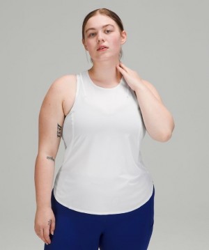 Lululemon Lightweight Run Kit Tank Top Blancos | 207389NTZ