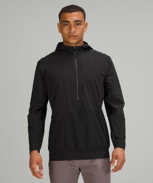 Lululemon Lightweight Running Half-Zip Hoodie Negros | 256709HEV