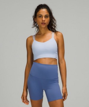 Lululemon Like a Cloud Long-Line Bra B/C Azules Beige | 501796ZLJ