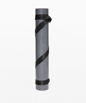 Lululemon Loop It Up Mat Strap Squad Negros Grises | 294873YHN
