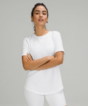 Lululemon Love Crew Short Sleeve T-Shirt Blancos | 685249CXW