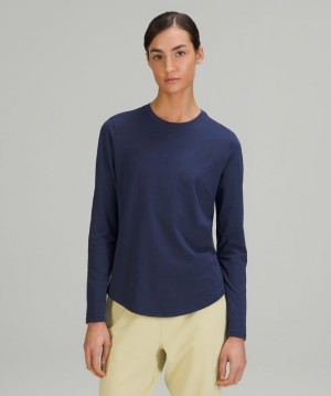 Lululemon Love Long Sleeve Night Sea | 625013OJL