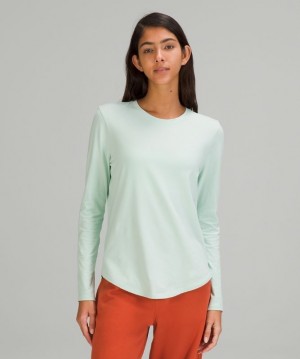 Lululemon Love Long Sleeve Verde Menta | 609237ZHG