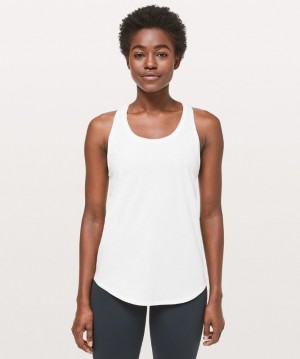 Lululemon Love Tank Pleated Blancos | 579423XSK