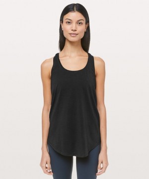 Lululemon Love Tank Pleated Negros | 652890FBC