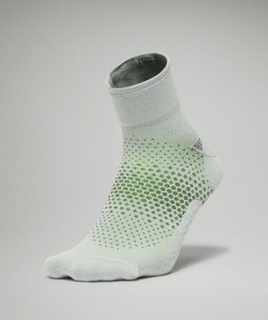 Lululemon MacroPillow Ankle Running Sock Medium Cushioning Azules Claro | 573018FZP