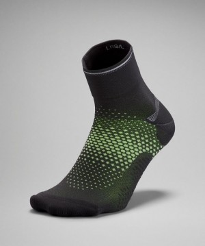 Lululemon MacroPillow Ankle Running Sock Medium Cushioning Grises Oscuro | 173692HTM
