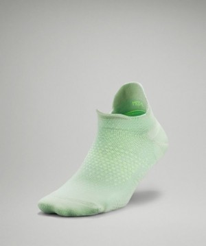 Lululemon MacroPillow Tab Running Sock Medium Cushioning Verde Menta | 521970ZFU