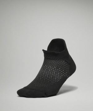 Lululemon MacroPillow Tab Running Sock Medium Cushioning Negros | 805623XIZ