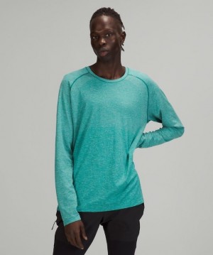 Lululemon Metal Vent Tech LS 2.0 Verde Menta Turquesa Azules | 076215USR