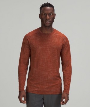 Lululemon Metal Vent Tech Long Sleeve 2.0 Verde Menta Marrom | 368274LWA