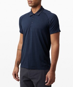 Lululemon Metal Vent Tech Polo 2.0 Azules Azul Marino | 271063AVO