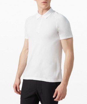 Lululemon Metal Vent Tech Polo 2.0 Blancos Blancos | 713298UDJ