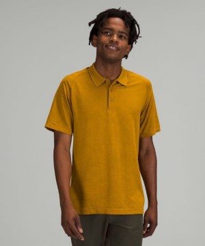 Lululemon Metal Vent Tech Polo 2.0 Dorados Marrom | 621957XZO