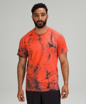 Lululemon Metal Vent Tech Short Sleeve Shirt 2.0 Rojos Grises Oscuro | 541623MUZ