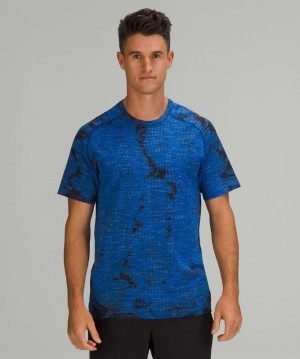 Lululemon Metal Vent Tech Short Sleeve Shirt 2.0 Azules Azules | 425371LJP