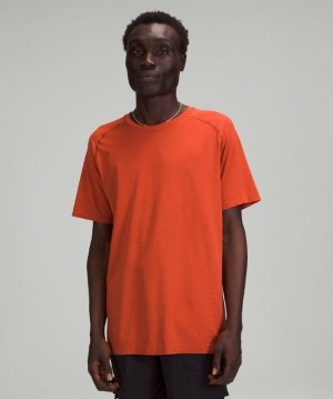 Lululemon Metal Vent Tech Short Sleeve Shirt 2.0 Rojos Rojos Oscuro | 406952NBZ
