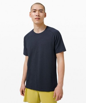 Lululemon Metal Vent Tech Short Sleeve Shirt 2.0 Azules Azul Marino | 769158KMU