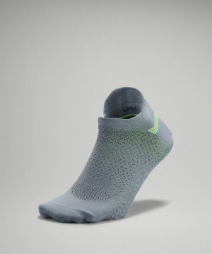 Lululemon MicroPillow Tab Running Sock Light Cushioning Chambray | 216475MZC