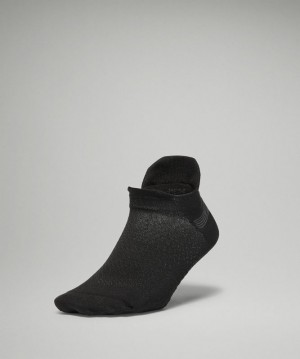 Lululemon MicroPillow Tab Running Sock Light Cushioning Negros | 163782HPS