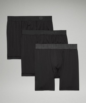 Lululemon Mixed Boxer 3 Pack Negros Negros Negros | 756403ATL