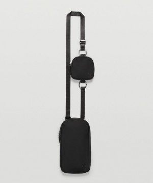 Lululemon Modular Phone Crossbody Negros | 073289NMR