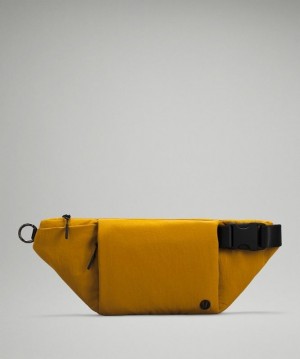 Lululemon Multi-Pocket Belt Bag Dorados Marrom Negros | 170246MLN