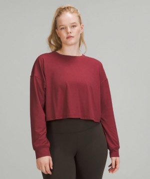 Lululemon Muscle Love Long Sleeve Vino | 571940WPE