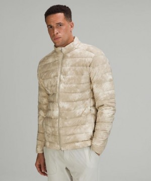 Lululemon Navigation Stretch Down Jacket Blancos Beige | 196583JQU