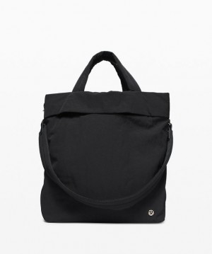 Lululemon On My Level Bag 19L Negros Dorados | 617543PIT