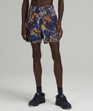 Lululemon Pace Breaker Lined Short 7 Azules Multicolor | 598361ZHR