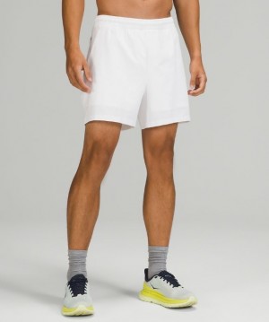 Lululemon Pace Breaker Short 5 Lined Blancos | 139205JSC