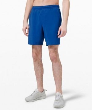 Lululemon Pace Breaker Short 7 New Liner Fit Azules | 431526VDR