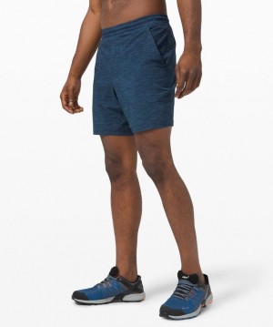 Lululemon Pace Breaker Short 7 New Liner Fit Azules Azul Marino | 409867OFD