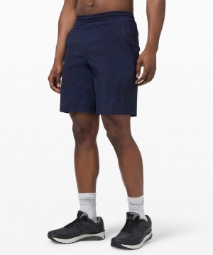 Lululemon Pace Breaker Short 9 Lined Azul Marino Multicolor | 713946VKJ