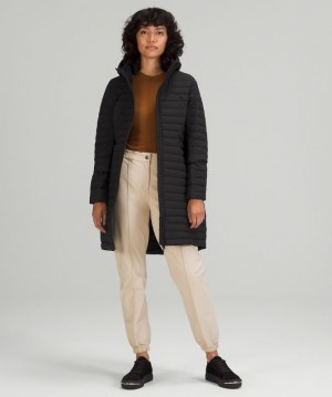 Lululemon Pack It Down Jacket Long Negros | 195386NBX