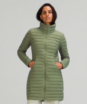 Lululemon Pack It Down Jacket Long Verdes | 625319CWB