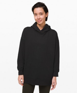 Lululemon Perfectly Oversized Hoodie Negros | 964358AUV
