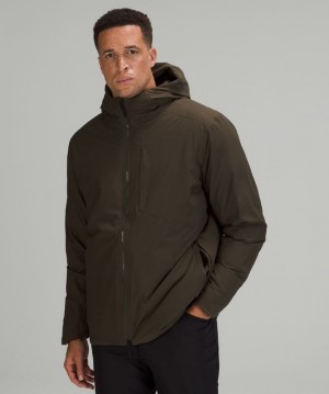 Lululemon Pinnacle Warmth Jacket Verde Oliva Oscuro | 512483LUG