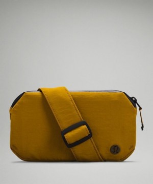 Lululemon Pop it Off Crossbody Dorados Marrom Negros | 063294WDQ
